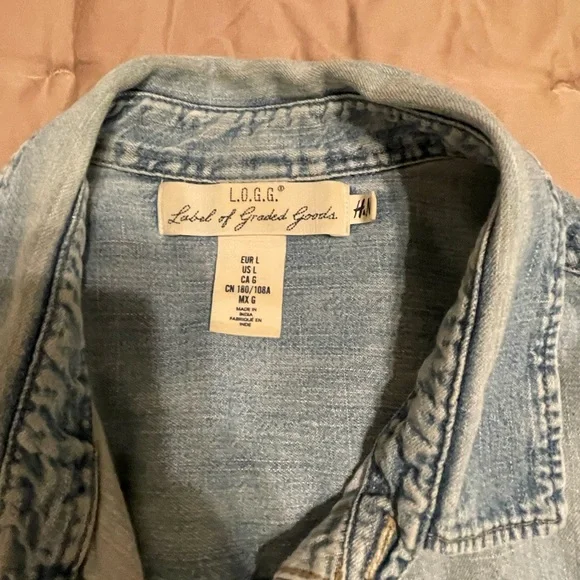 H&M Blue Denim Shirt - Picture 2 of 5